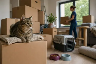 Déménagement avec un chat : conseils pour limiter le stress