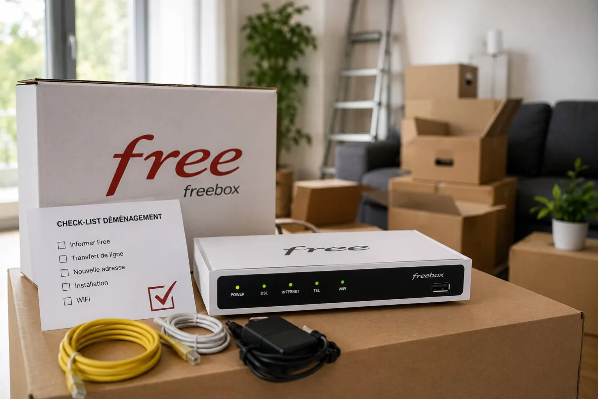 Déménagement Free : transférer sa Freebox et son abonnement